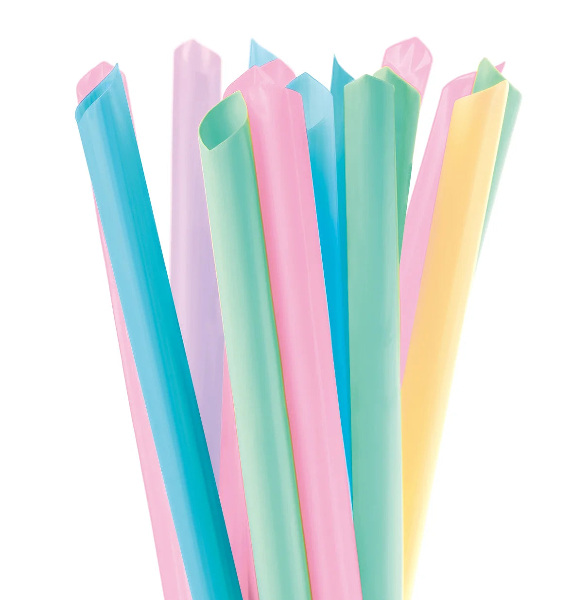 Large Colored Straw | 12mm × 210mm Individually Wrapped (2,000/Case)