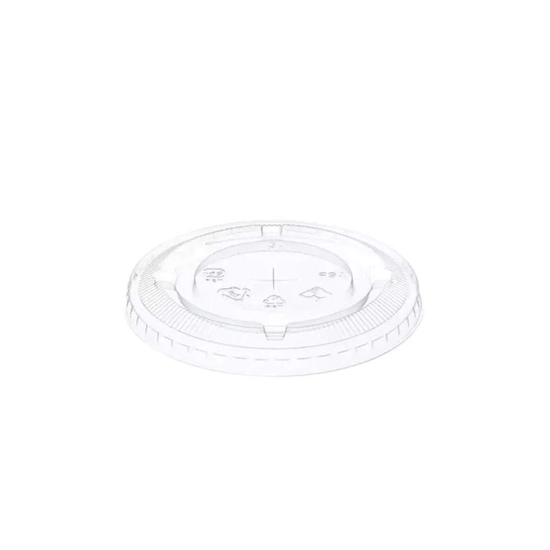 95mm PET Flat Lid | Crystal Clear Leak-Proof Lid (1,000/Case)