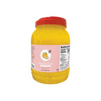 Hojalicious Peach Flavor Nata De Coco, 3.8kg bulk jar for professional bubble tea and dessert toppings.