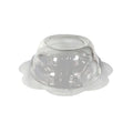 Ø155 PET Flower Shaped Cup Lid