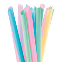 Boba Guru 8mm Small Color Straw made from food-grade polypropylene, individually wrapped for bubble tea, coffee, and cold beverages.